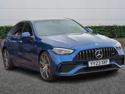 Used Mercedes C43 AMG Premium Plus 408 HP (300 kW) 2023 Blue Sedan