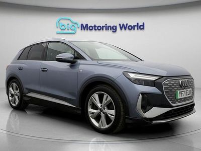 Used Audi Q4 e-tron S-Line 150 kW (204 HP) 2021 Blue SUV