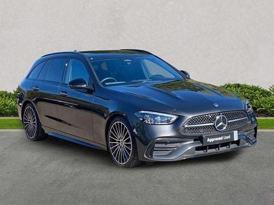 Begagnad Mercedes C220 AMG Line Premium Plus 2025 Grå Kombi