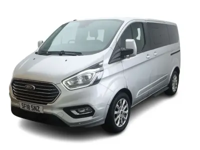 Used Ford Tourneo Custom Titanium 130 HP (95 kW) 2018 Silver Van