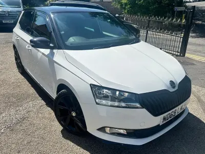 Used Skoda Fabia Monte Carlo 95 HP (69 kW) 2020 White Hatchback