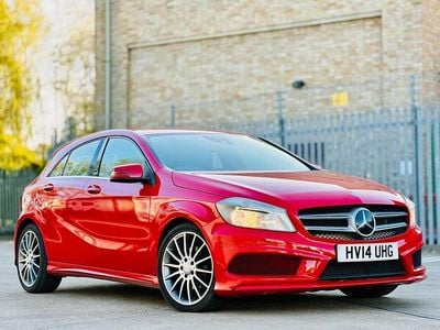 Used Mercedes A200 AMG 136 HP (100 kW) 2014 Red Hatchback