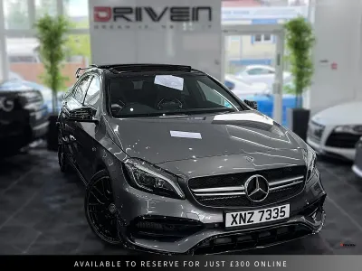 Used Mercedes A45 AMG Premium 375 HP (275 kW) 2018 Grey Hatchback