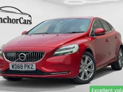 Used Volvo V40 Inscription 152 HP (111 kW) 2019 Red Hatchback