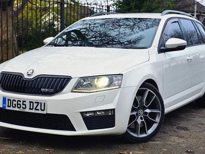 Used Skoda Octavia vRS 2015 White Estate