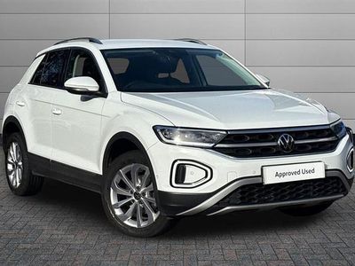 Pure white Used 2023 VW T-Roc Style SUV | £21,695 (Fair price)