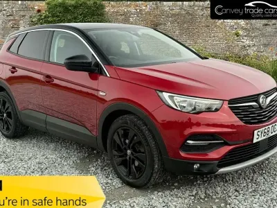 Used Vauxhall Grandland X Sport 130 HP (95 kW) 2018 Red SUV