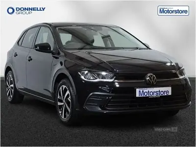 Used VW Polo Match 95 HP (69 kW) 2025 Black Hatchback