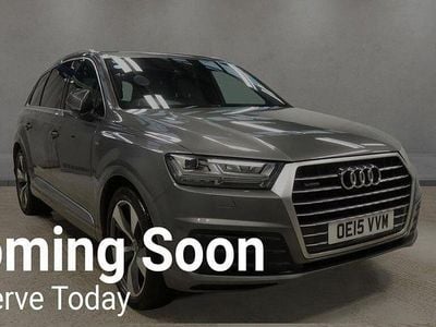 Used Audi Q7 S-Line 272 HP (200 kW) 2015 Grey SUV