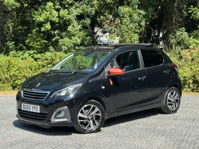 Used Peugeot 108 Roland Garros 82 HP (60 kW) 2015 Black Hatchback