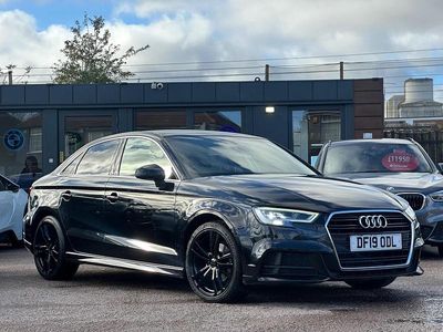 Black Used 2019 Audi A3 S-Line Sedan | £13,550 (Good price)