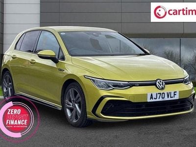 Used VW Golf VII R-line 150 HP (110 kW) 2021 Yellow Hatchback