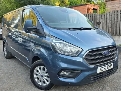 Used Ford Transit Custom Limited 130 HP (95 kW) 2021 Blue Van