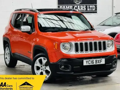 Begagnad Jeep Renegade Limited 120 HK (88 kW) 2016 Orange SUV
