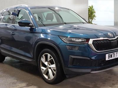 Used Skoda Kodiaq SportLine 150 HP (110 kW) 2021 Blue SUV