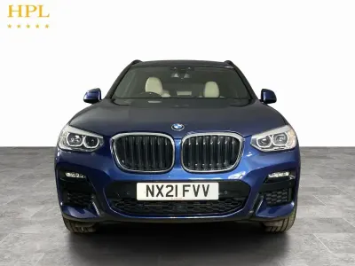 Used BMW X3 M Sport 292 HP (214 kW) 2021 Blue SUV