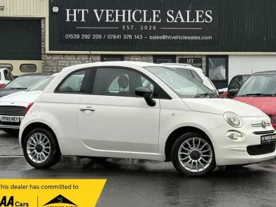 Used Fiat 500 Pop Star 69 HP (50 kW) 2016 White Hatchback