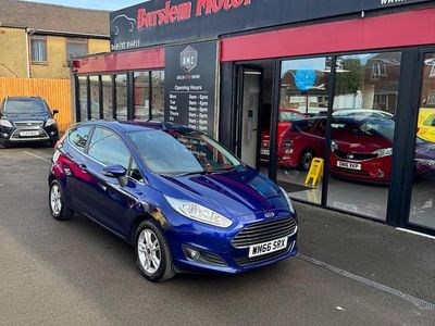Used Ford Fiesta Zetec 82 HP (60 kW) 2016 Blue Hatchback