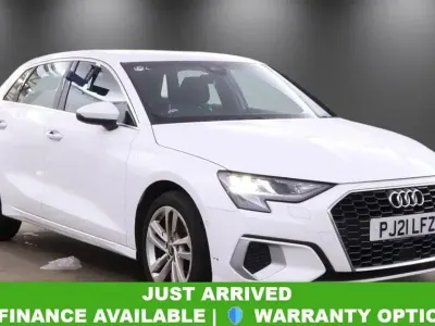 Used Audi A3 Sportback Sport 110 HP (80 kW) 2021 White Hatchback