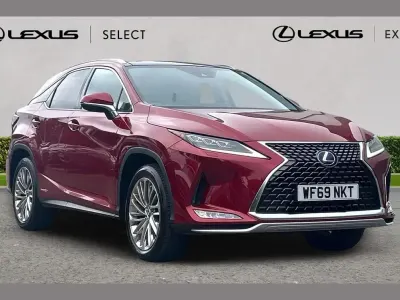 Used Lexus RX450h 308 HP (226 kW) 2019 Red SUV