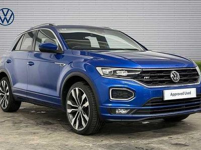 Used VW T-Roc R-line 150 HP (110 kW) 2019 Blue SUV