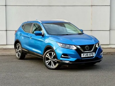 Used Nissan Qashqai N-Connecta 115 HP (84 kW) 2018 Blue SUV
