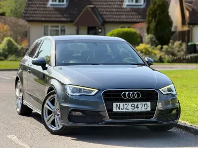 Used Audi A3 S-Line 2014 Grey Hatchback