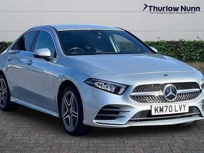 Used Mercedes A250 AMG line 218 HP (160 kW) 2020 Silver Sedan