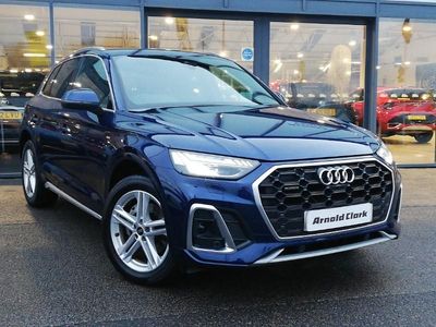 Blue Used 2022 Audi Q5 S-Line SUV | £31,498 (Fair price)