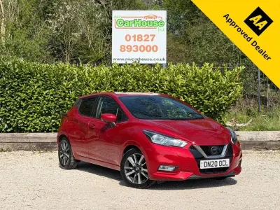 Used Nissan Micra Tekna 101 HP (74 kW) 2020 Red Hatchback