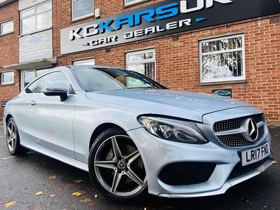 Begagnad Mercedes C220 AMG line 170 HK (125 kW) 2017 Silver Sportkupé