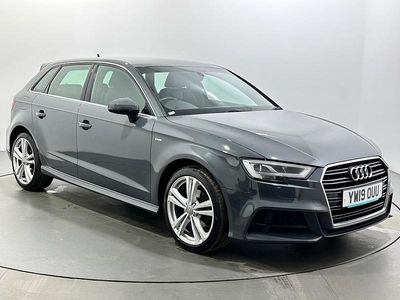 Used Audi A3 Sportback S-Line 116 HP (85 kW) 2019 Grey Hatchback