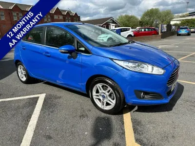 Used Ford Fiesta Zetec 125 HP (91 kW) 2013 Blue Hatchback
