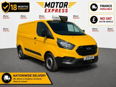 Used Ford Transit Custom 130 HP (95 kW) 2021 Yellow Van