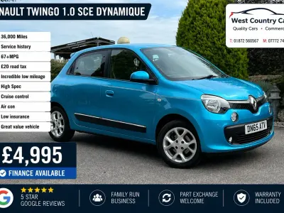 Used Renault Twingo Dynamique 70 HP (51 kW) 2015 Blue Hatchback