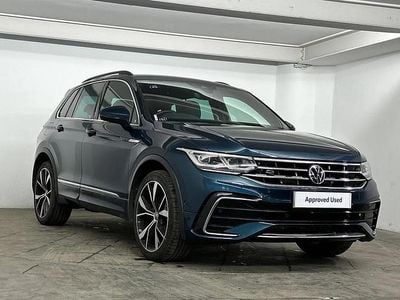 Used VW Tiguan R-line 150 HP (110 kW) 2021 Blue SUV