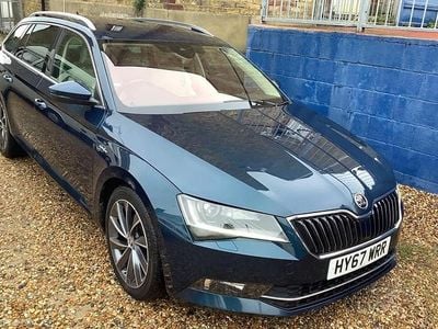 Blue Used 2017 Skoda Superb LAURIN & KLEMENT Estate | £8,495 (Fair price)