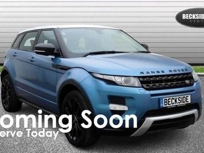 Used Land Rover Range Rover evoque Dynamic 190 HP (139 kW) 2012 Blue SUV