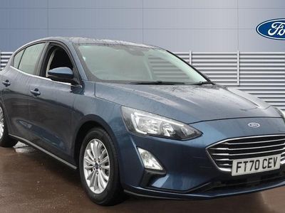 Used Ford Focus Titanium 120 HP (88 kW) 2021 Blue Hatchback