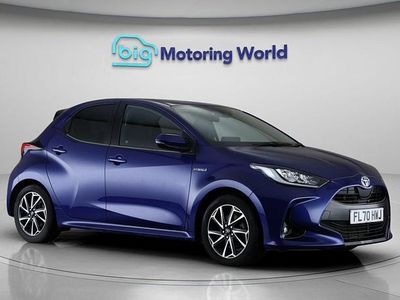 Blue Used 2020 Toyota Yaris Hybrid Design Hatchback | £14,700 (Fair price)