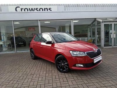 Used Skoda Fabia Colour Edition 95 HP (69 kW) 2018 Red metallic Hatchback