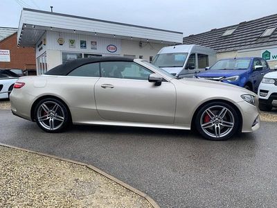 Used Mercedes E220 AMG line 2017 Silver Cabriolet