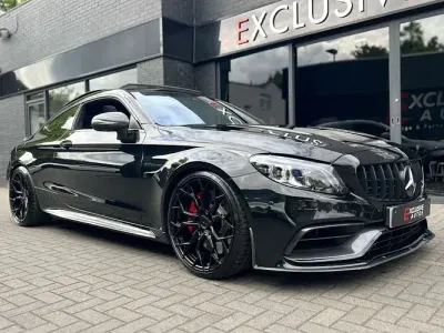 Begagnad Mercedes C63 AMG Premium 510 HK (375 kW) 2019 Svart Sportkupé
