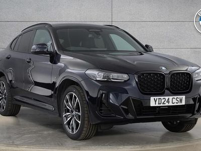 Black Used 2024 BMW X4 M Sport SUV | £45,995 (Fair price)