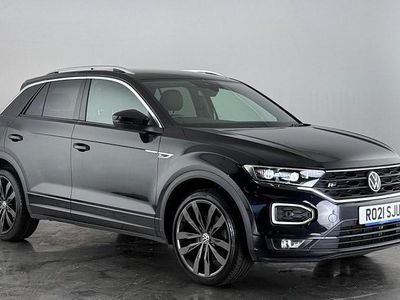 Used VW T-Roc R-line 150 HP (110 kW) 2021 Black SUV