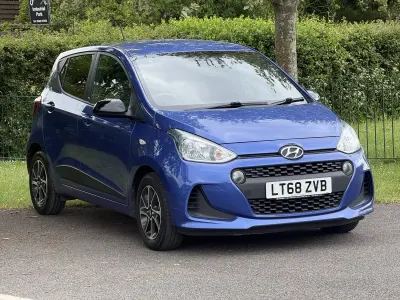 Used Hyundai i10 GO! 67 HP (49 kW) 2018 Blue Hatchback