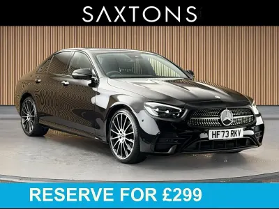 Used Mercedes E220 AMG line 194 HP (142 kW) 2023 Black Sedan