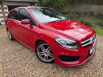 Used Mercedes B180 AMG line 109 HP (80 kW) 2017 Red MPV