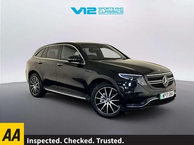 Used Mercedes EQC400 AMG line 300 kW (408 HP) 2022 Black SUV