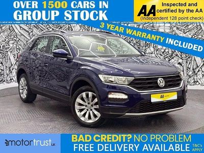 Blue Used 2019 VW T-Roc SE SUV | £12,295 (Fair price)